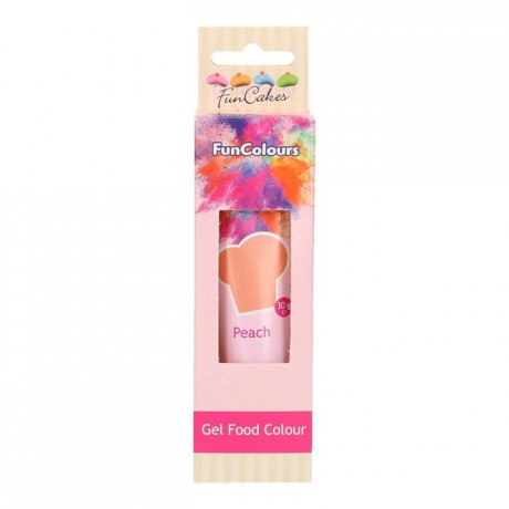 FunCakes Edible FunColours Gel Peach 30g