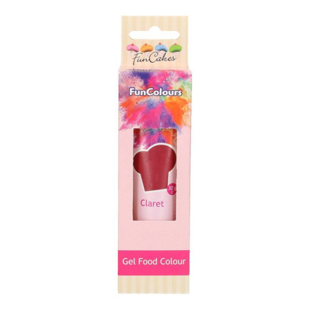 Colorant alimentaire en gel FunCakes Claret 30 g
