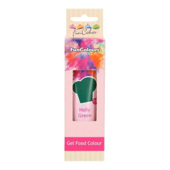 FunCakes Edible FunColours Gel Holly Green 30g