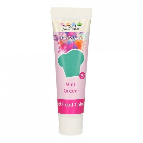 Colorant alimentaire en gel FunCakes Mint Green 30 g