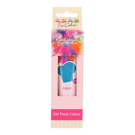 FunCakes Edible FunColours Gel Aqua 30g