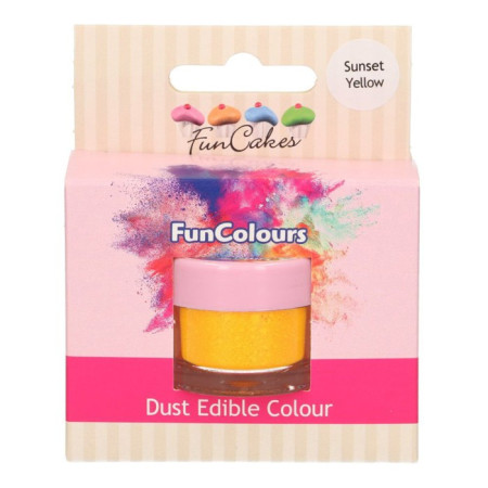 FunCakes Edible FunColours Dust Sunset Yellow