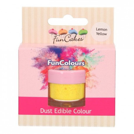 FunCakes Edible FunColours Dust Lemon Yellow