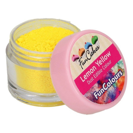 Poudre colorante alimentaire FunColours FunCakes Lemon Yellow