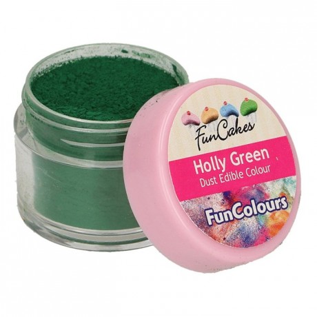 FunCakes Edible FunColours Dust Holly Green