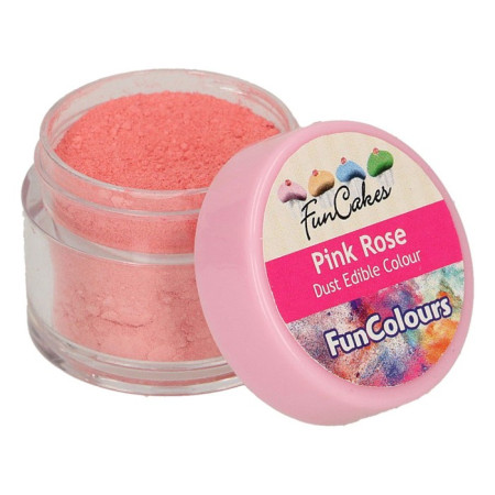 Poudre colorante alimentaire FunColours FunCakes Pink Rose