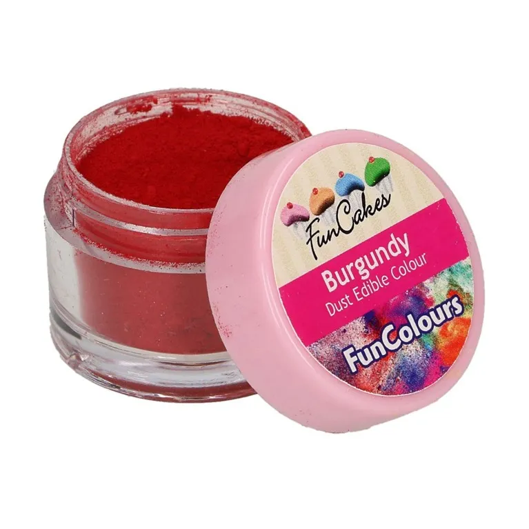 Poudre colorante alimentaire FunColours FunCakes Burgundy