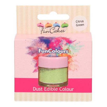 Poudre colorante alimentaire FunColours FunCakes Citrus Green