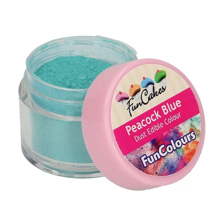 Poudre colorante alimentaire FunColours FunCakes Peacock Blue