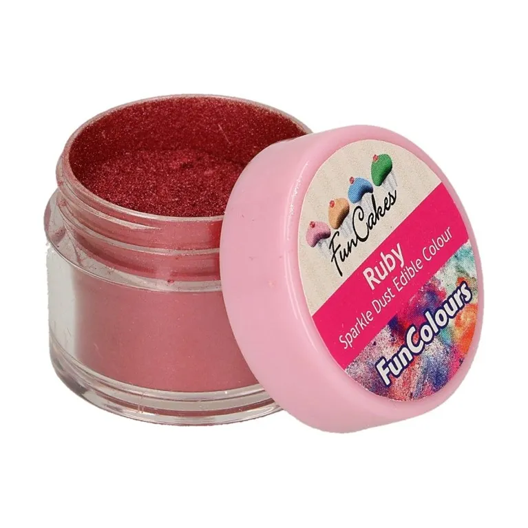 FunCakes Edible FunColours Sparkle Dust Ruby