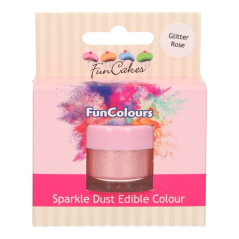 FunCakes Edible FunColours Sparkle Dust Glitter Rose