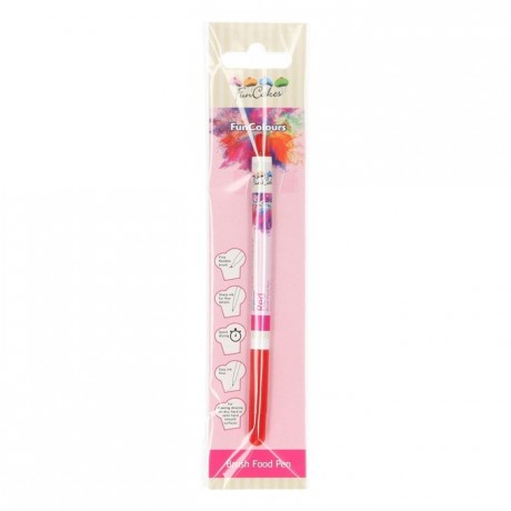 FunCakes Edible FunColours Brush Food Pen Red