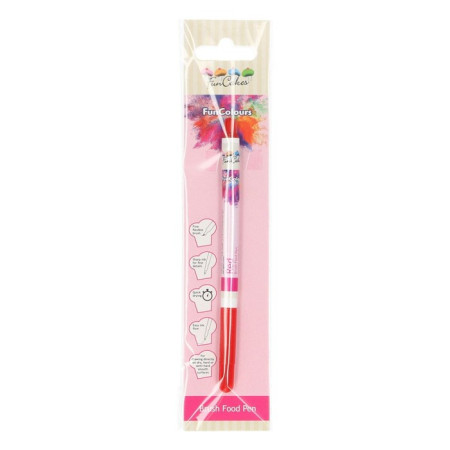FunCakes Edible FunColours Brush Food Pen Red