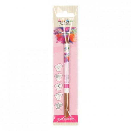 FunCakes Edible FunColours Brush Food Pen Brown