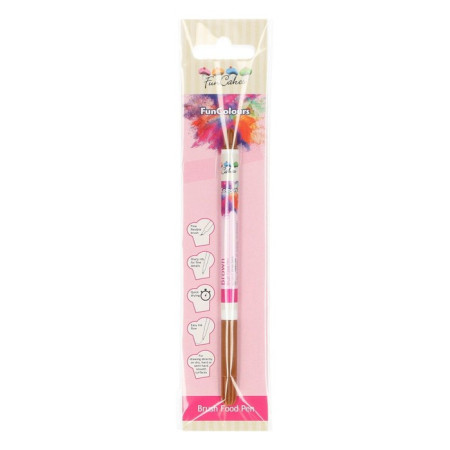 FunCakes Edible FunColours Brush Food Pen Brown