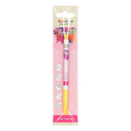 FunCakes Edible FunColours Brush Food Pen Yellow