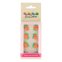 FunCakes Sugar Decorations Carrots Set/16