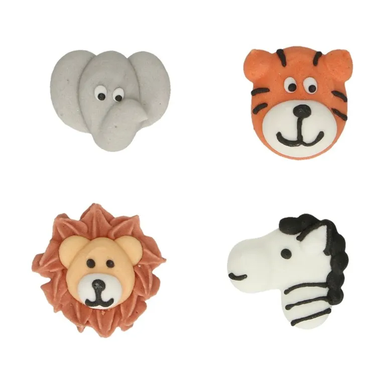 FunCakes Sugar Decorations Safari Animals Set/8