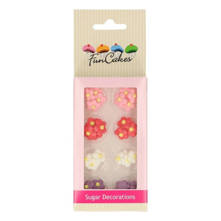 FunCakes Sugar Decorations Little Flowers Set/32