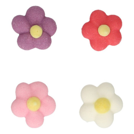Décors en sucre FunCakes Petites Fleurs 32 pièces