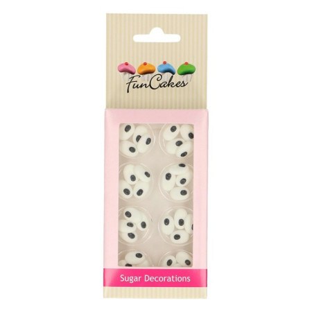 Décors en sucre FunCakes Yeux ovales 32 pièces