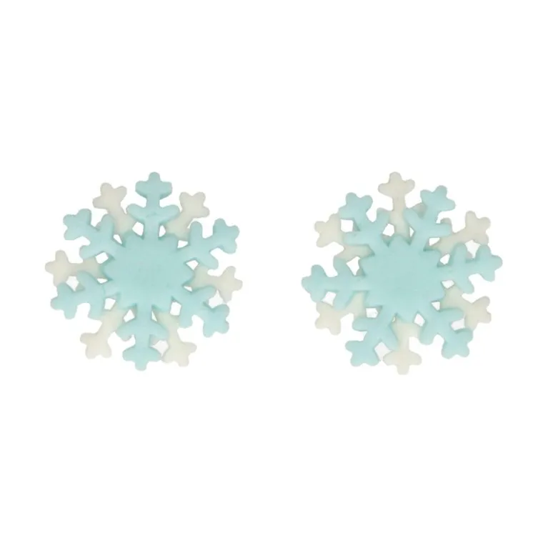 FunCakes Sugar Paste Decorations Snowflakes Set/6