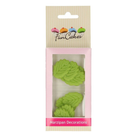 FunCakes Marzipan Decorations Leaves Set/12