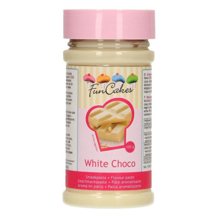 Pâte d'aromatisation FunCakes chocolat blanc 100 g
