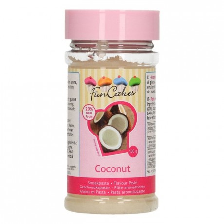 Pâte d'aromatisation FunCakes noix de coco 100 g