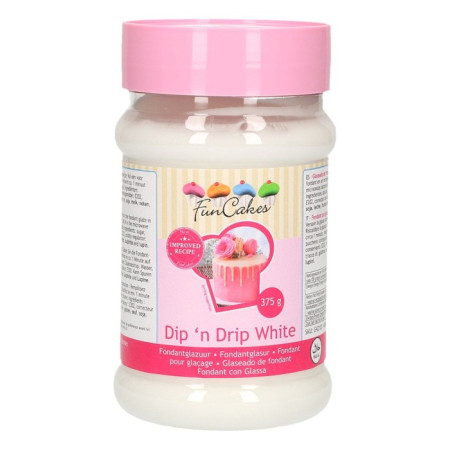 Dip ’n Drip FunCakes blanc 375 g