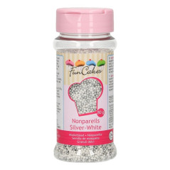FunCakes Nonpareils SilverWhite 80g
