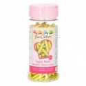 FunCakes Metallic Sugar Rods XL Yellow Gold 70g