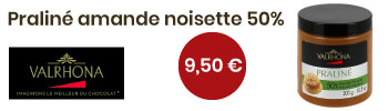 praliné amande noisette Valrhona